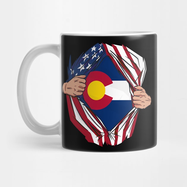 USA American Grown Colorado Flag by tobzz